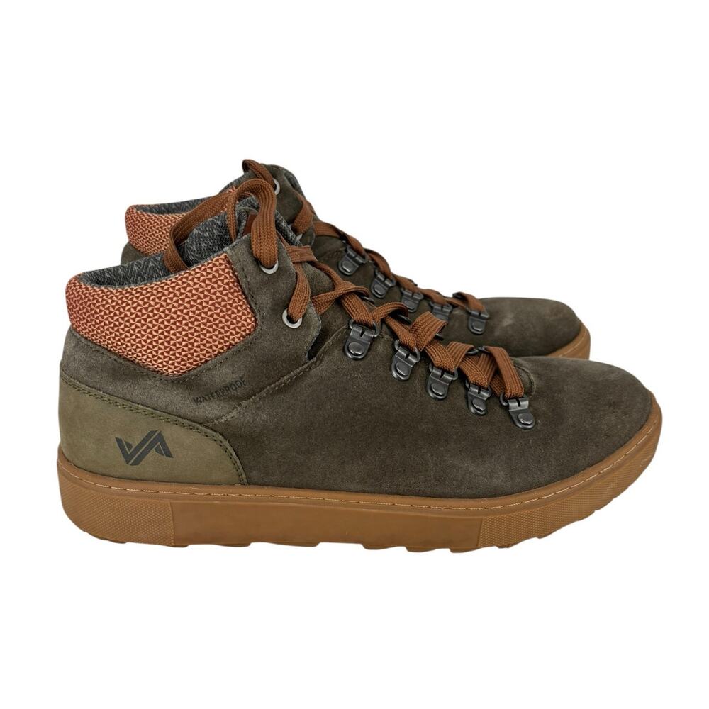 Forsake Lucie Mid Womens Waterproof Hiking Boots Olive Suede Womens 9.5 Gorpcore